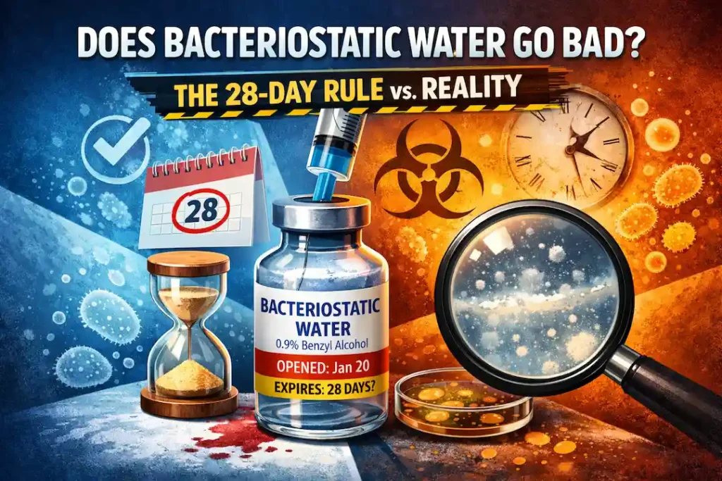 How long does bacteriostatic water last after opening? | 28-Day Rule vs Reality
