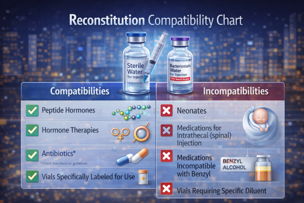 "Reconstitution Compatibility Chart "