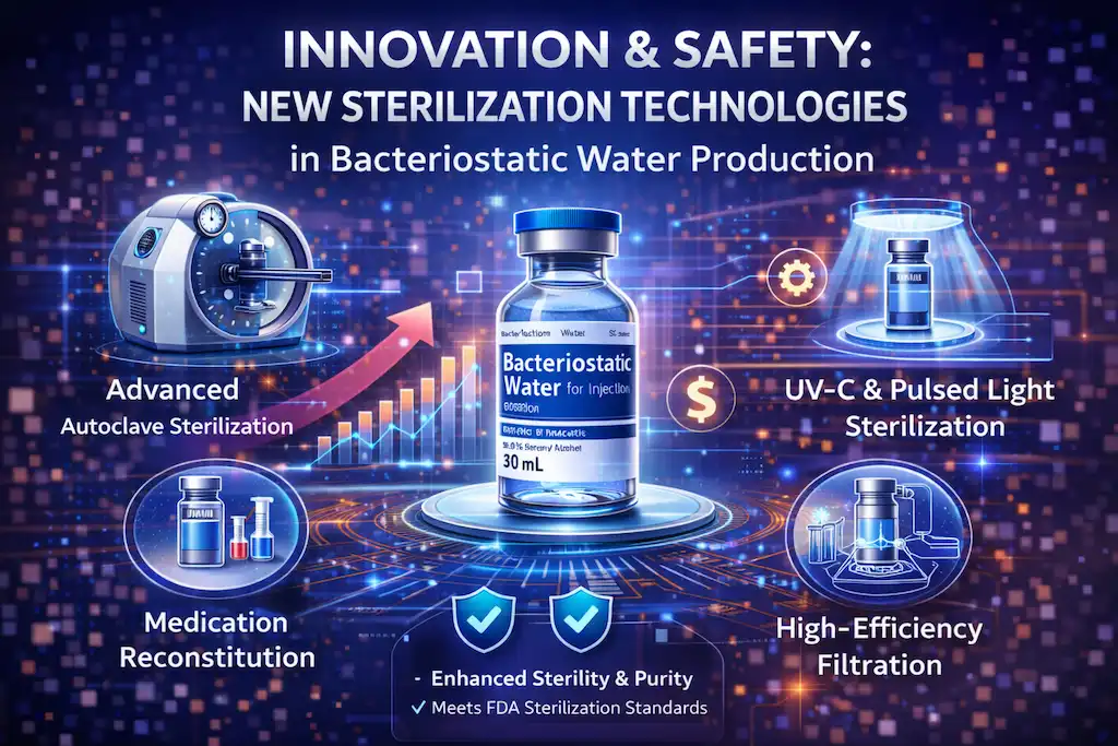 Innovation & Safety: New Sterilization Technologies in Bacteriostatic Water Production